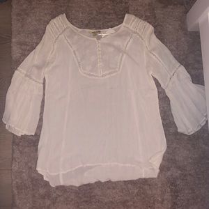 Boutique white tunic top